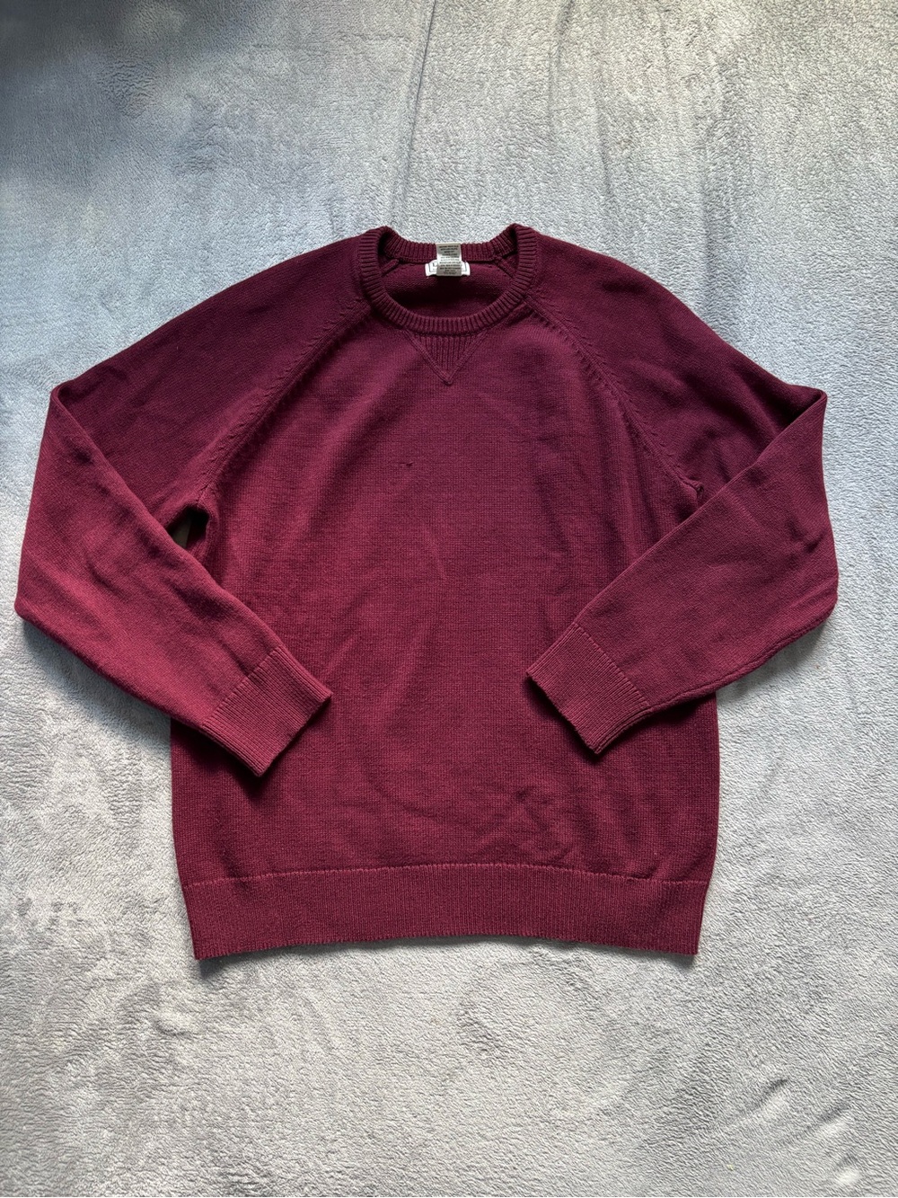 L.L. Bean Men's Crewneck Sweater - Burgundy
